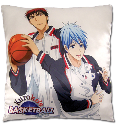 Kuroko's Basketball - Tetsuya & Kagani Square Pillow, an officially licensed product in our Kuroko'S Basketball Pillows department.