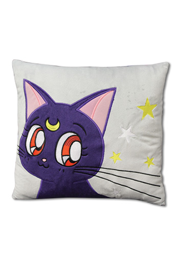 Sailor Moon Supers - Luna Throw Pillow, an officially licensed product in our Sailor Moon Pillows department.
