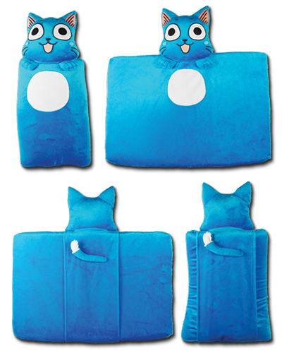 Fairy Tail - Happy Cushion Pillow, an officially licensed product in our Fairy Tail Pillows department.