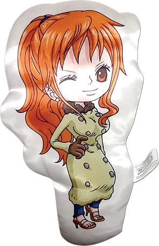 One Piece - Sd Nami Plush Pillow, an officially licensed product in our One Piece Pillows department.
