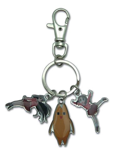 Azumanga Daioh Group Metal Keychain, an officially licensed product in our Azumanga Key Chains department.