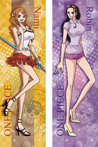 One Piece - Nami & Robin Body Pillow Case, an officially licensed product in our One Piece Pillows department.
