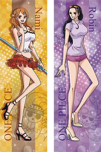 One Piece - Nami & Robin Body Pillow Case, an officially licensed product in our One Piece Pillows department.