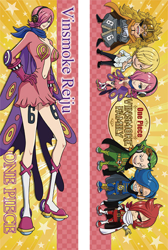 One Piece - Vinsmoke Reiju & Sd Family Body Pillow Case, an officially licensed product in our One Piece Pillows department.