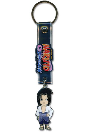 Naruto Shippuden Sasuke Metal Keychain, an officially licensed product in our Naruto Shippuden Key Chains department.