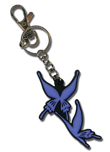 D Gray Man Tiki's Butterflies Pvc Keychain, an officially licensed product in our D.Gray-Man Key Chains department.