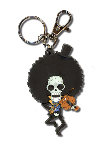 One Piece Sd Brooke Pvc Keychain, an officially licensed product in our One Piece Key Chains department.