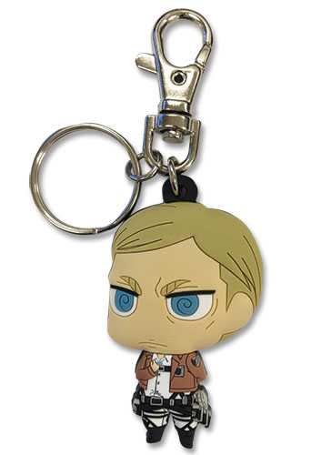Attack On Titan S2 - Sd Erwin Pvc Keychain, an officially licensed product in our Attack On Titan Key Chains department.