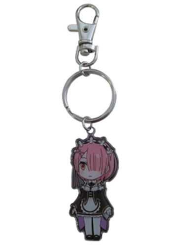 Re:Zero - Ram Metal Keychain 2'', an officially licensed product in our Re-Zero Key Chains department.