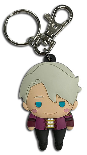 Yuri On Ice!!! - Sd Pinched Victor Pvc Keychain, an officially licensed product in our Yuri!!! On Ice Key Chains department.