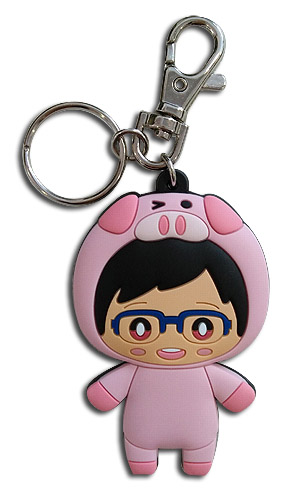 Yuri On Ice!!! - Sd Yuri Pig Pajama Pvc Keychain, an officially licensed product in our Yuri!!! On Ice Key Chains department.
