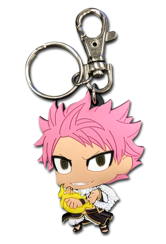 Fairy Tail - Sd Natsu Pvc Keychain, an officially licensed product in our Fairy Tail Key Chains department.