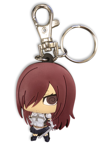 Fairy Tail - S7 Sd Erza Pvc Keychain, an officially licensed product in our Fairy Tail Key Chains department.