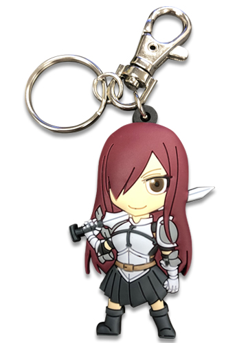 Fairy Tail - Sd Erza Set 2 Pvc Keychain, an officially licensed product in our Fairy Tail Key Chains department.