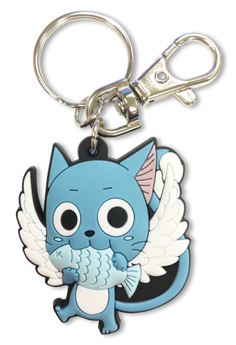 Fairy Tail - S7 Sd Happy Set 2 Pvc Keychain, an officially licensed product in our Fairy Tail Key Chains department.