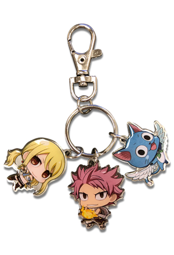 Fairy Tail - S7 Sd Group 01 Metal Keychain, an officially licensed product in our Fairy Tail Key Chains department.