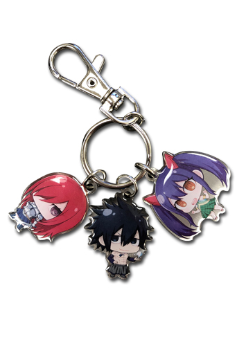 Fairy Tail - Sd Group 2 Metal Keychain, an officially licensed product in our Fairy Tail Key Chains department.