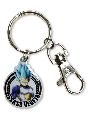 Dragon Ball Fighterz - Vegeta Blue Metal Keychain, an officially licensed product in our Dragon Ball Fighter Z Key Chains department.