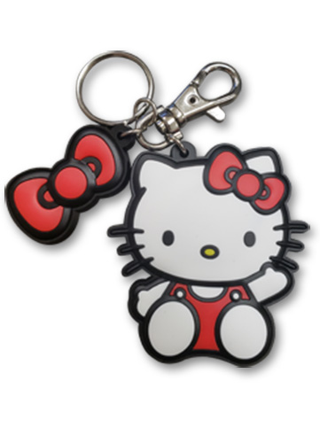 Hello Kitty - Hello Kitty Pvc Keychain, an officially licensed product in our Hello Kitty Key Chains department.