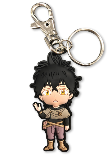 Black Clover - Sd Yuno Pvc Keychain, an officially licensed product in our Black Clover Key Chains department.