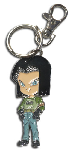 Dragon Ball Super - Sd Android 17 Metal Keychain, an officially licensed product in our Dragon Ball Super Key Chains department.