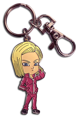 Dragon Ball Super - Sd Android 18 Metal Keychain, an officially licensed product in our Dragon Ball Super Key Chains department.