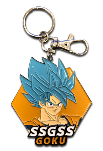 Dragon Ball Super Broly - Ssgss Goku Metal Keychain, an officially licensed product in our Dragon Ball Super Broly Key Chains department.