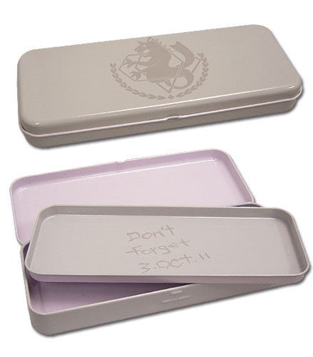 Fullmetal Alchemist Brotherhood State Alchemist Tin Pencil Case, an officially licensed product in our Fullmetal Alchemist Pencil Cases department.