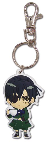 Black Butler Ciel Pvc Keychain, an officially licensed Black Butler product at B.A. Toys.