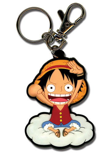 One Piece Luffy On The Cloud Pvc Keychain, an officially licensed product in our One Piece Key Chains department.