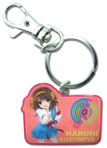 Haruhi Suzumiya 2- Haruhi In Uniform Keychain, an officially licensed product in our Haruhi Key Chains department.