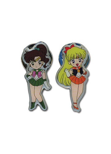 Sailormoon Sd Venus & Jupiter Pinset, an officially licensed product in our Sailor Moon Pins & Badges department.