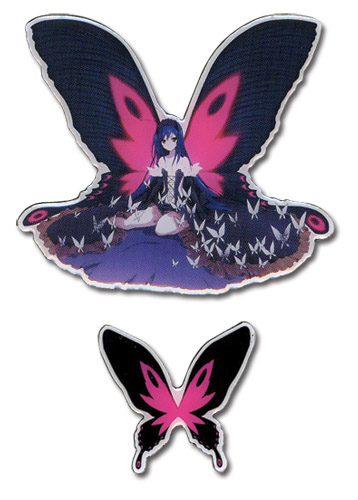 Accel World Kuroyukihime & Butterfly Pinset, an officially licensed Accel World product at B.A. Toys.
