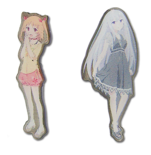 Oreshura - Chiwa & Suzuha Pin Set, an officially licensed product in our Oreshura Pins & Badges department.