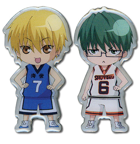 Kuroko's Basketball - Ryota And Yukio Sd Metal Pin, an officially licensed product in our Kuroko'S Basketball Pins & Badges department.