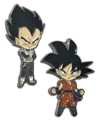 Dragon Ball Super - Goku & Vegeta Enamel Pins, an officially licensed product in our Dragon Ball Super Pins & Badges department.