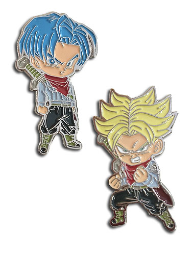 Dragon Ball Super - Future Trunks & Ss Future Trunks Enamel Pins, an officially licensed product in our Dragon Ball Super Pins & Badges department.