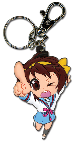 Haruhi Chan Haruhi-Chan Pvc Key Chain, an officially licensed product in our Haruhi Key Chains department.