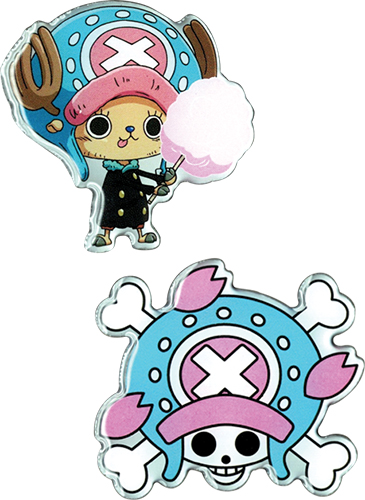 One Piece - Chopper & Chopper Skull Metal Pins, an officially licensed product in our One Piece Pins & Badges department.
