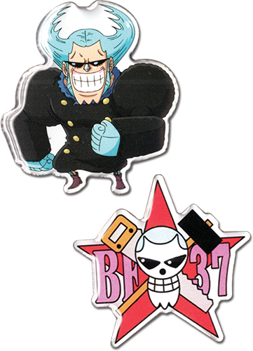 One Piece - Flanky & Flanky Skull Metal Pins, an officially licensed product in our One Piece Pins & Badges department.