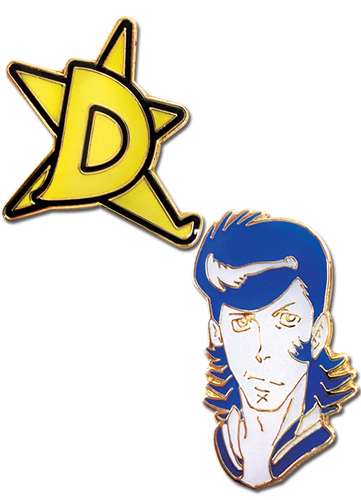 Space Dandy - Dandy With D-Star Metal Pin, an officially licensed product in our Space Dandy Pins & Badges department.
