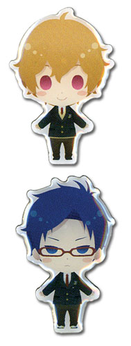 Free! - Sd Rei & Nagisa Pin Set, an officially licensed product in our Free! Pins & Badges department.