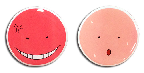 Assassination Classroom - Koro Angry & Hot Pin, an officially licensed product in our Assassination Classroom Pins & Badges department.