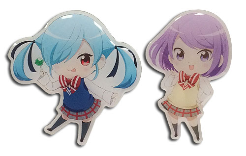 Yamada Kun - Nene & Noa Pins, an officially licensed product in our Yamada-Kun And The Seven Witches Pins & Badges department.