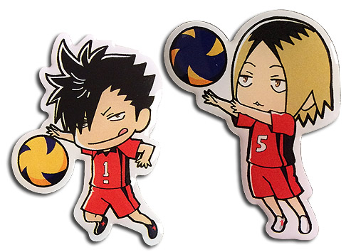 Haikyu!! - Tetsuro & Kenmai Pins, an officially licensed product in our Haikyu!! Pins & Badges department.