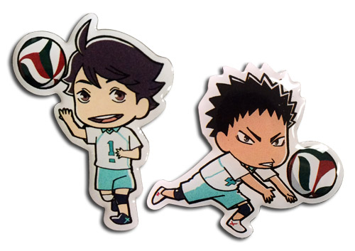 Haikyu!! - Toru & Takanobi Pins, an officially licensed product in our Haikyu!! Pins & Badges department.