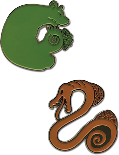 The Seven Deadly Sins - Sin Of Envy & Sin Of Sloth Pins, an officially licensed product in our The Seven Deadly Sins Pins & Badges department.