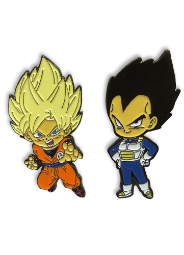 Dragon Ball Super - Vegeta & Frieza Pin Set, an officially licensed product in our Dragon Ball Super Pins & Badges department.