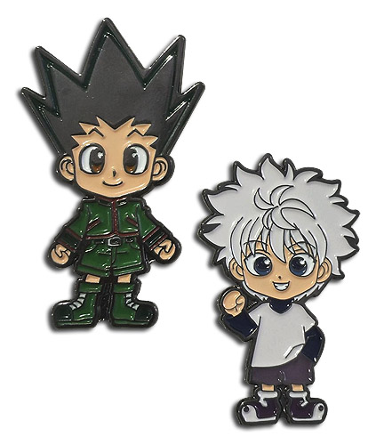 Hunter X Hunter - Gon & Kirua Enamel Pins, an officially licensed product in our Hunter X Hunter Pins & Badges department.