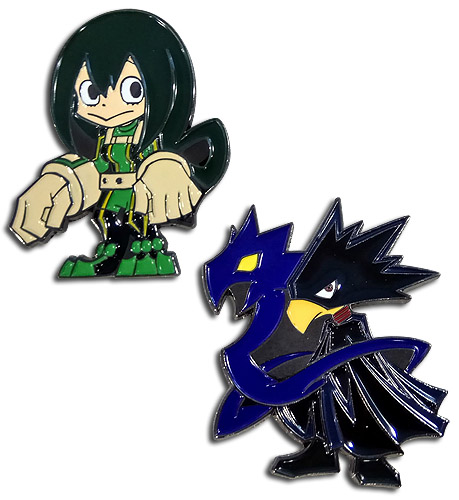 My Hero Academia - Froppy & Tsukuyomi Pins, an officially licensed product in our My Hero Academia Pins & Badges department.